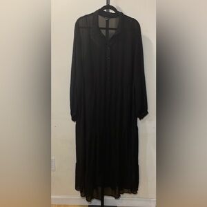 New Look | Dresses | New Look Black Long Sleeve Maxi Dress | Poshmark
